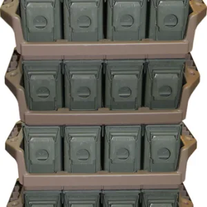 MTM AMMO CAN TRAY FOR 4 .30CAL - METAL AMMO CANS FLAT DARK ERTH