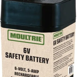 MOULTRIE BATTERY RECHARGEABLE - 6-VOLT 5-AMP SAFETY SEALED