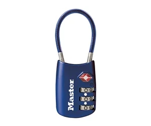 MASTERLOCK TSA PADLOCK COMBO BLUE