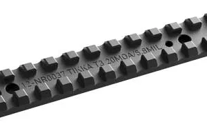 AUDERE NATO RAIL TIKKA T3/T3X - 20 MOA BLACK