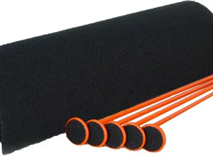 GSS SMALL RIFLE ROD KIT 5 ORNG - RIFLE RODS .22 CAL 19"X15"