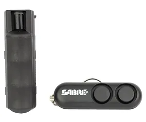 SABRE OC SPRAY AND ALARM KIT BLACK