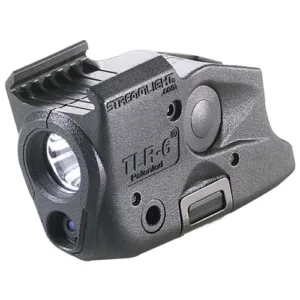 TLR-6 TACTICAL LIGHT W/ RED LASER - BLACK, 100 LUMENS, 2000 CANDELA, GLOCK 43X/48 MOS/RAIL