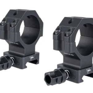 SCOPE RINGS W/ Q-LOC - BLACK, EXTRA TALL, FITS 35MM TUBES, 1.4"H