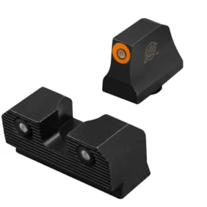R3D 2.0 SUPPRESSOR HEIGHT NIGHT SIGHTS - GLOCK 20/21, ORANGE TRITIUM
