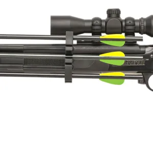 Traditions CRX6220060 Crackshot XBR Package 22 Cal 1rd 16.50" 20" Blued Steel Barrel & Receiver, Black Synthetic Stock, 4x32 Scope, Three Firebolt Arrows