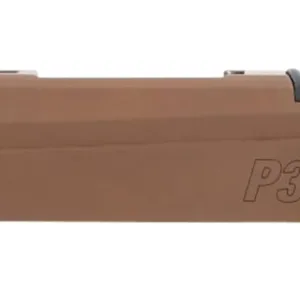 Sig Sauer 8901048 P365  Sig P365/P365XL/P365X 9mm Luger Nitride Coyote Brown Stainless Steel Optic Ready Integrated Compensator Slide XRAY3 Suppressor Sights Compatible With ROMEOZERO ROMEOZERO Elite
