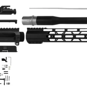 TacFire SSRK65CRDLPK20BN AR Build Kit Sports South Exclusive 6.5 Creedmoor AR-Platform Black Nitride 5/8"x24