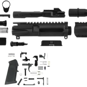 TacFire SSPK9MMLPK7K AR Build Kit KeyMod 9mm Luger Black Steel