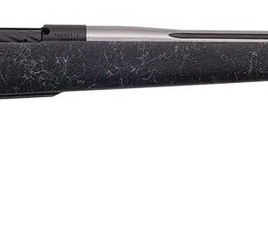 Weatherby MAM01N65CMR6B Mark V Accumark 6.5 Creedmoor 4+1 24" Barrel, Graphite Black Cerakote Metal Finish, Gray Webbed Black Fixed Monte Carlo Stock
