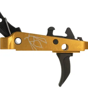 CMC Triggers 47507 Drop-In Yella Jacket Combat Trigger Group 2.0 Single-Stage Curve with 3.50 lbs Draw Weight, Black w/ Yellow Housing