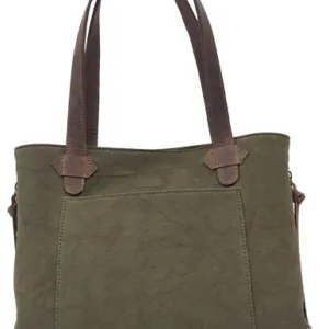 VERSACARRY CONCEAL CARRY PURSE - CANVAS OLIVE GREEN TOTE STYLE