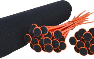 GSS LARGE RIFLE ROD KIT 40 ORG - RIFLE RODS .22 CAL SHELF LINR