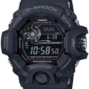 G-shock/vlc Distribution GW94001B G-Shock Tactical Rangeman Keep Time Blackout Size 145-215mm Features Digital Compass