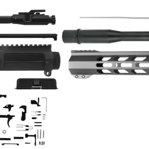 TacFire SSRK308LPK18BN AR Build Kit Sports South Exclusive 308 Win AR-10 Black Nitride 5/8"x24
