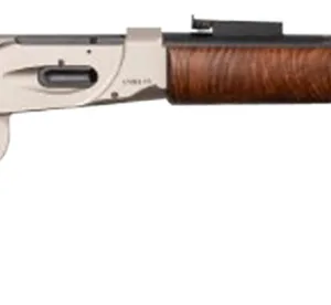 Gforce Arms GFLVRNKLS Saddlehorn  410 Gauge 2.5" 9+1 20" Nickel Barrel/Rec, Turkish Walnut Stock, Adj. Fiber Optic Sights