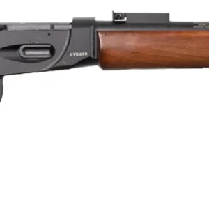 Gforce Arms GFLVR410S Saddlehorn  Lever 2.50" 9+1 24" Black Steel Barrel, Black Picatinny Rail Aluminum Receiver, Fixed Walnut Stock
